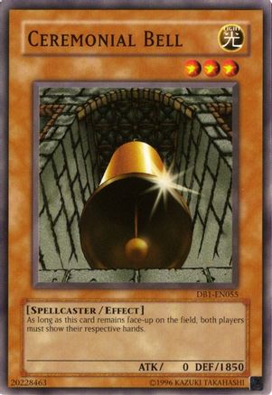 Ceremonial Bell (DB1-EN055) - Dark Beginning 1 Unlimited Dark Beginning 1 Yugioh Single  Squirtle Squad Card Shop.