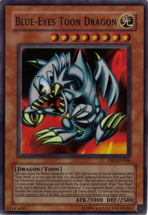 Blue-Eyes Toon Dragon (DB1-EN066) - Dark Beginning 1 Unlimited Dark Beginning 1 Yugioh Single  Squirtle Squad Card Shop.