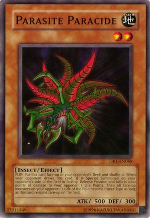 Parasite Paracide (DB1-EN068) - Dark Beginning 1 Unlimited Dark Beginning 1 Yugioh Single  Squirtle Squad Card Shop.