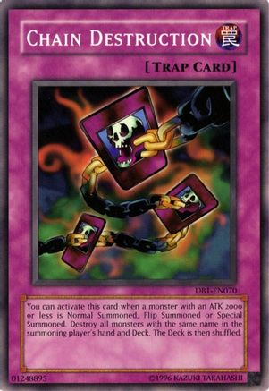 Chain Destruction (DB1-EN070) - Dark Beginning 1 Unlimited Dark Beginning 1 Yugioh Single  Squirtle Squad Card Shop.