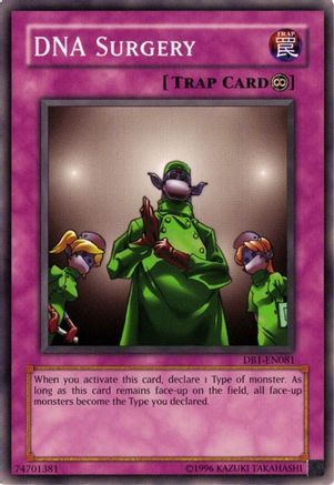 DNA Surgery (DB1-EN081) - Dark Beginning 1 Unlimited Dark Beginning 1 Yugioh Single  Squirtle Squad Card Shop.