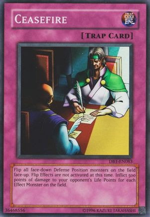 Ceasefire (DB1-EN083) - Dark Beginning 1 Unlimited Dark Beginning 1 Yugioh Single  Squirtle Squad Card Shop.
