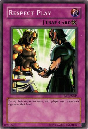 Respect Play (DB1-EN085) - Dark Beginning 1 Unlimited Dark Beginning 1 Yugioh Single  Squirtle Squad Card Shop.