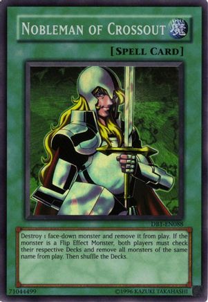 Nobleman of Crossout (DB1-EN088) - Dark Beginning 1 Unlimited Dark Beginning 1 Yugioh Single  Squirtle Squad Card Shop.