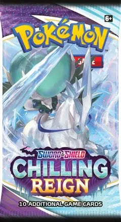 Chilling Reign Booster Pack SWSH06: Chilling Reign Pokemon Sealed  Squirtle Squad Card Shop.