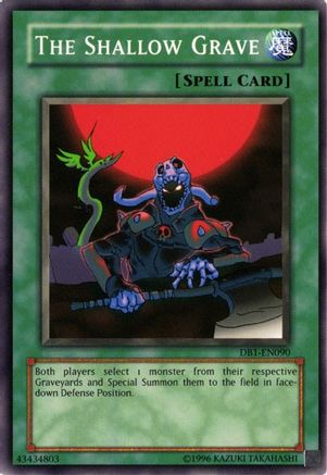 The Shallow Grave (DB1-EN090) - Dark Beginning 1 Unlimited Dark Beginning 1 Yugioh Single  Squirtle Squad Card Shop.