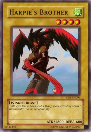 Harpie's Brother (DB1-EN094) - Dark Beginning 1 Unlimited Dark Beginning 1 Yugioh Single  Squirtle Squad Card Shop.