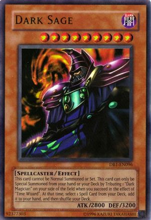 Dark Sage (DB1-EN096) - Dark Beginning 1 Unlimited Dark Beginning 1 Yugioh Single  Squirtle Squad Card Shop.
