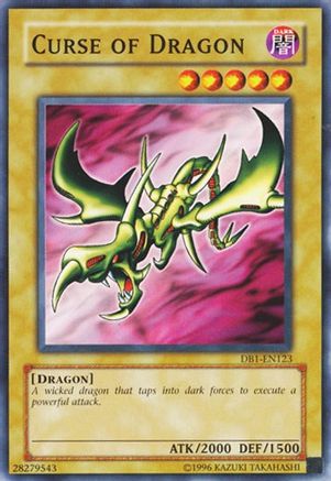 Curse of Dragon (DB1-EN123) - Dark Beginning 1 Unlimited Dark Beginning 1 Yugioh Single  Squirtle Squad Card Shop.