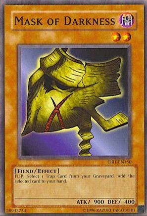 Mask of Darkness (DB1-EN150) - Dark Beginning 1 Unlimited Dark Beginning 1 Yugioh Single  Squirtle Squad Card Shop.