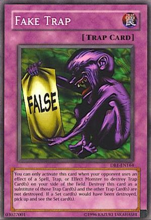 Fake Trap (DB1-EN164) - Dark Beginning 1 Unlimited Dark Beginning 1 Yugioh Single  Squirtle Squad Card Shop.