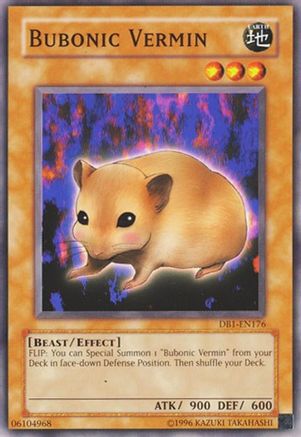 Bubonic Vermin (DB1-EN176) - Dark Beginning 1 Unlimited Dark Beginning 1 Yugioh Single  Squirtle Squad Card Shop.