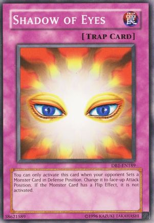 Shadow of Eyes (DB1-EN189) - Dark Beginning 1 Unlimited Dark Beginning 1 Yugioh Single  Squirtle Squad Card Shop.