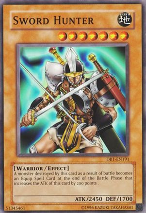 Sword Hunter (DB1-EN191) - Dark Beginning 1 Unlimited Dark Beginning 1 Yugioh Single  Squirtle Squad Card Shop.