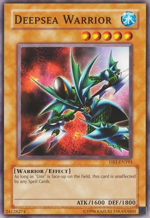Deepsea Warrior (DB1-EN193) - Dark Beginning 1 Unlimited Dark Beginning 1 Yugioh Single  Squirtle Squad Card Shop.