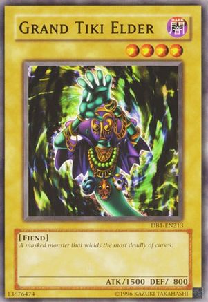 Grand Tiki Elder (DB1-EN213) - Dark Beginning 1 Unlimited Dark Beginning 1 Yugioh Single  Squirtle Squad Card Shop.