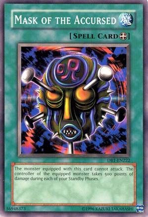 Mask of the Accursed (DB1-EN222) - Dark Beginning 1 Unlimited Dark Beginning 1 Yugioh Single  Squirtle Squad Card Shop.