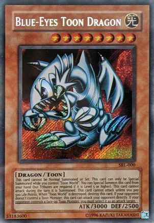 Blue-Eyes Toon Dragon (SRL-000) (SRL-000) - Spell Ruler Unlimited Spell Ruler Yugioh Single  Squirtle Squad Card Shop.