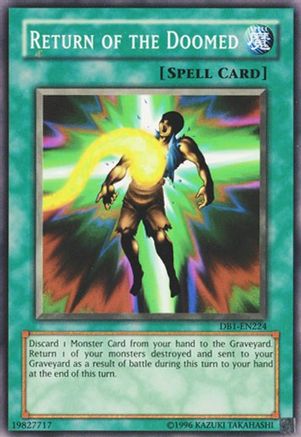 Return of the Doomed (DB1-EN224) - Dark Beginning 1 Unlimited Dark Beginning 1 Yugioh Single  Squirtle Squad Card Shop.