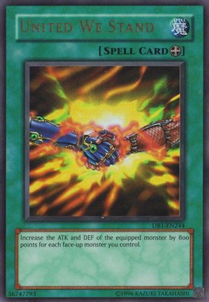 United We Stand (DB1-EN244) - Dark Beginning 1 Unlimited Dark Beginning 1 Yugioh Single  Squirtle Squad Card Shop.