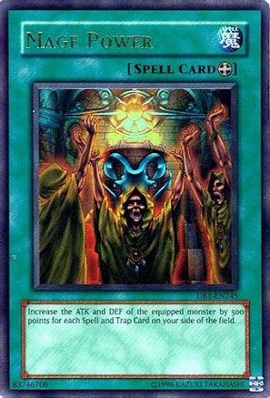 Mage Power (DB1-EN245) - Dark Beginning 1 Unlimited Dark Beginning 1 Yugioh Single  Squirtle Squad Card Shop.