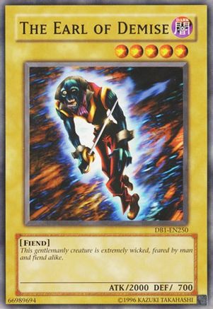 The Earl of Demise (DB1-EN250) - Dark Beginning 1 Unlimited Dark Beginning 1 Yugioh Single  Squirtle Squad Card Shop.