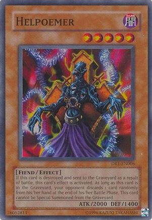 Helpoemer (DR1-EN006) - Dark Revelation Volume 1 Unlimited Dark Revelation Volume 1 Yugioh Single  Squirtle Squad Card Shop.