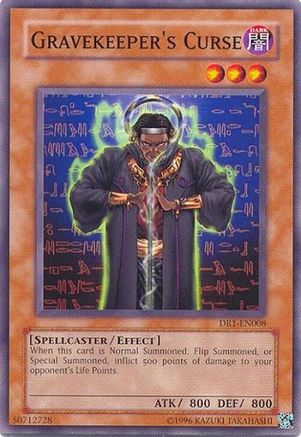 Gravekeeper's Curse (DR1-EN008) - Dark Revelation Volume 1 Unlimited Dark Revelation Volume 1 Yugioh Single  Squirtle Squad Card Shop.