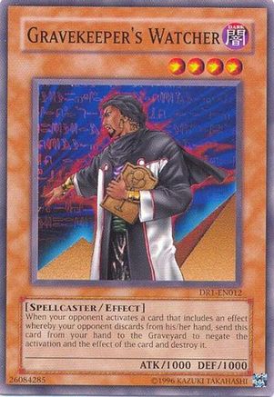 Gravekeeper's Watcher (DR1-EN012) - Dark Revelation Volume 1 Unlimited Dark Revelation Volume 1 Yugioh Single  Squirtle Squad Card Shop.