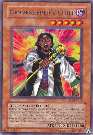 Gravekeeper's Chief (DR1-EN013) - Dark Revelation Volume 1 Unlimited Dark Revelation Volume 1 Yugioh Single  Squirtle Squad Card Shop.