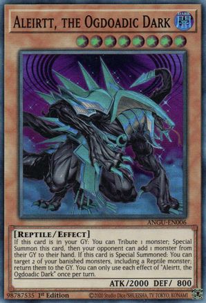 Aleirtt, the Ogdoadic Dark (ANGU-EN006) - Ancient Guardians 1st Edition Ancient Guardians Yugioh Single  Squirtle Squad Card Shop.