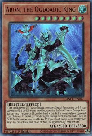 Aron, the Ogdoadic King (ANGU-EN007) - Ancient Guardians 1st Edition Ancient Guardians Yugioh Single  Squirtle Squad Card Shop.