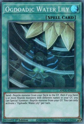 Ogdoadic Water Lily (ANGU-EN010) - Ancient Guardians 1st Edition Ancient Guardians Yugioh Single  Squirtle Squad Card Shop.