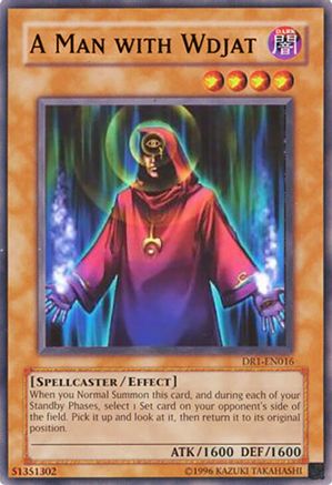 A Man with Wdjat (DR1-EN016) - Dark Revelation Volume 1 Unlimited Dark Revelation Volume 1 Yugioh Single  Squirtle Squad Card Shop.