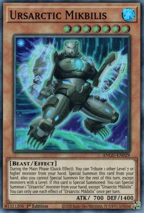 Ursarctic Mikbilis (ANGU-EN029) - Ancient Guardians 1st Edition Ancient Guardians Yugioh Single  Squirtle Squad Card Shop.