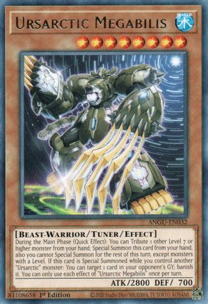 Ursarctic Megabilis (ANGU-EN032) - Ancient Guardians 1st Edition Ancient Guardians Yugioh Single  Squirtle Squad Card Shop.