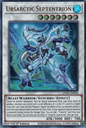 Ursarctic Septentrion (ANGU-EN034) - Ancient Guardians 1st Edition Ancient Guardians Yugioh Single  Squirtle Squad Card Shop.
