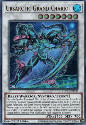Ursarctic Grand Chariot (ANGU-EN035) - Ancient Guardians 1st Edition Ancient Guardians Yugioh Single  Squirtle Squad Card Shop.
