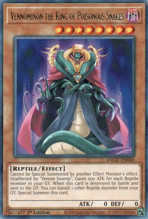 Vennominon the King of Poisonous Snakes (ANGU-EN040) - Ancient Guardians 1st Edition Ancient Guardians Yugioh Single  Squirtle Squad Card Shop.
