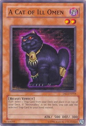A Cat of Ill Omen (DR1-EN018) - Dark Revelation Volume 1 Unlimited Dark Revelation Volume 1 Yugioh Single  Squirtle Squad Card Shop.