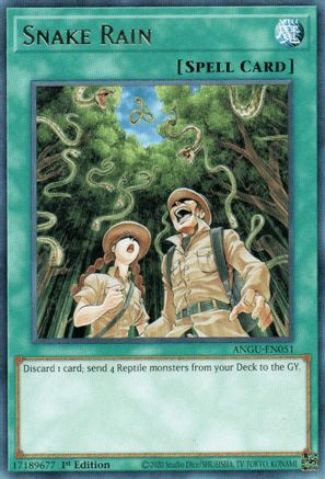 Snake Rain (ANGU-EN051) - Ancient Guardians 1st Edition Ancient Guardians Yugioh Single  Squirtle Squad Card Shop.