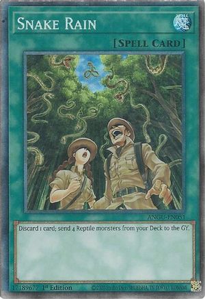 Snake Rain (CR) (ANGU-EN051) - Ancient Guardians 1st Edition Ancient Guardians Yugioh Single  Squirtle Squad Card Shop.