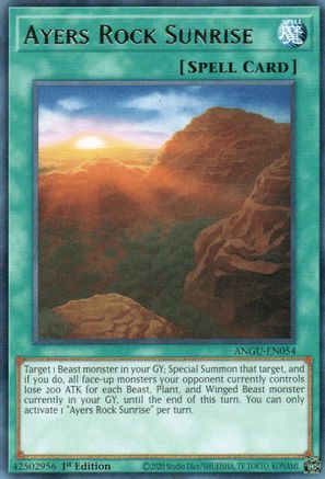 Ayers Rock Sunrise (ANGU-EN054) - Ancient Guardians 1st Edition Ancient Guardians Yugioh Single  Squirtle Squad Card Shop.