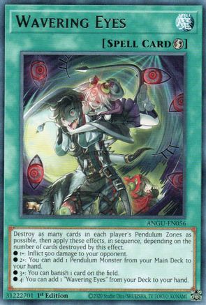 Wavering Eyes (ANGU-EN056) - Ancient Guardians 1st Edition Ancient Guardians Yugioh Single  Squirtle Squad Card Shop.