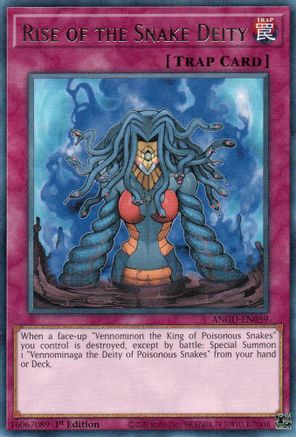 Rise of the Snake Deity (ANGU-EN059) - Ancient Guardians 1st Edition Ancient Guardians Yugioh Single  Squirtle Squad Card Shop.