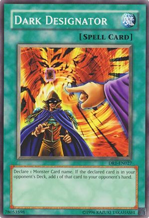 Dark Designator (DR1-EN027) - Dark Revelation Volume 1 Unlimited Dark Revelation Volume 1 Yugioh Single  Squirtle Squad Card Shop.