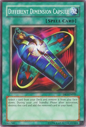 Different Dimension Capsule (DR1-EN031) - Dark Revelation Volume 1 Unlimited Dark Revelation Volume 1 Yugioh Single  Squirtle Squad Card Shop.