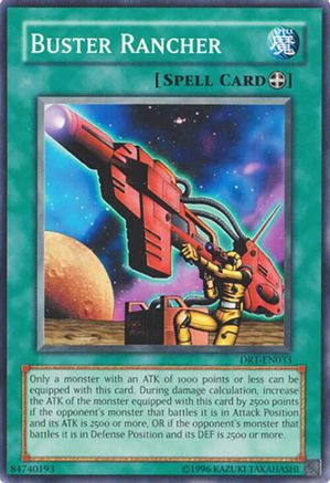 Buster Rancher (DR1-EN033) - Dark Revelation Volume 1 Unlimited Dark Revelation Volume 1 Yugioh Single  Squirtle Squad Card Shop.