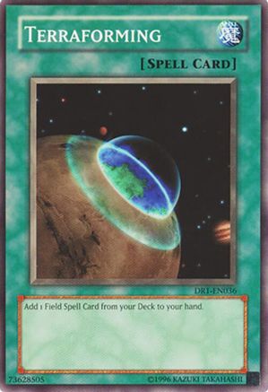 Terraforming (DR1-EN036) - Dark Revelation Volume 1 Unlimited Dark Revelation Volume 1 Yugioh Single  Squirtle Squad Card Shop.