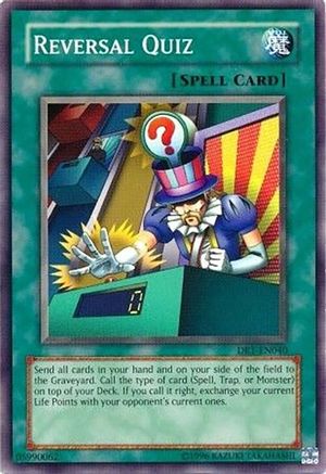 Reversal Quiz (DR1-EN040) - Dark Revelation Volume 1 Unlimited Dark Revelation Volume 1 Yugioh Single  Squirtle Squad Card Shop.